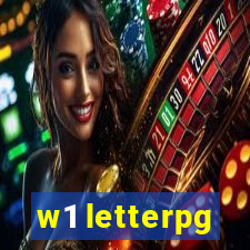 w1 letterpg